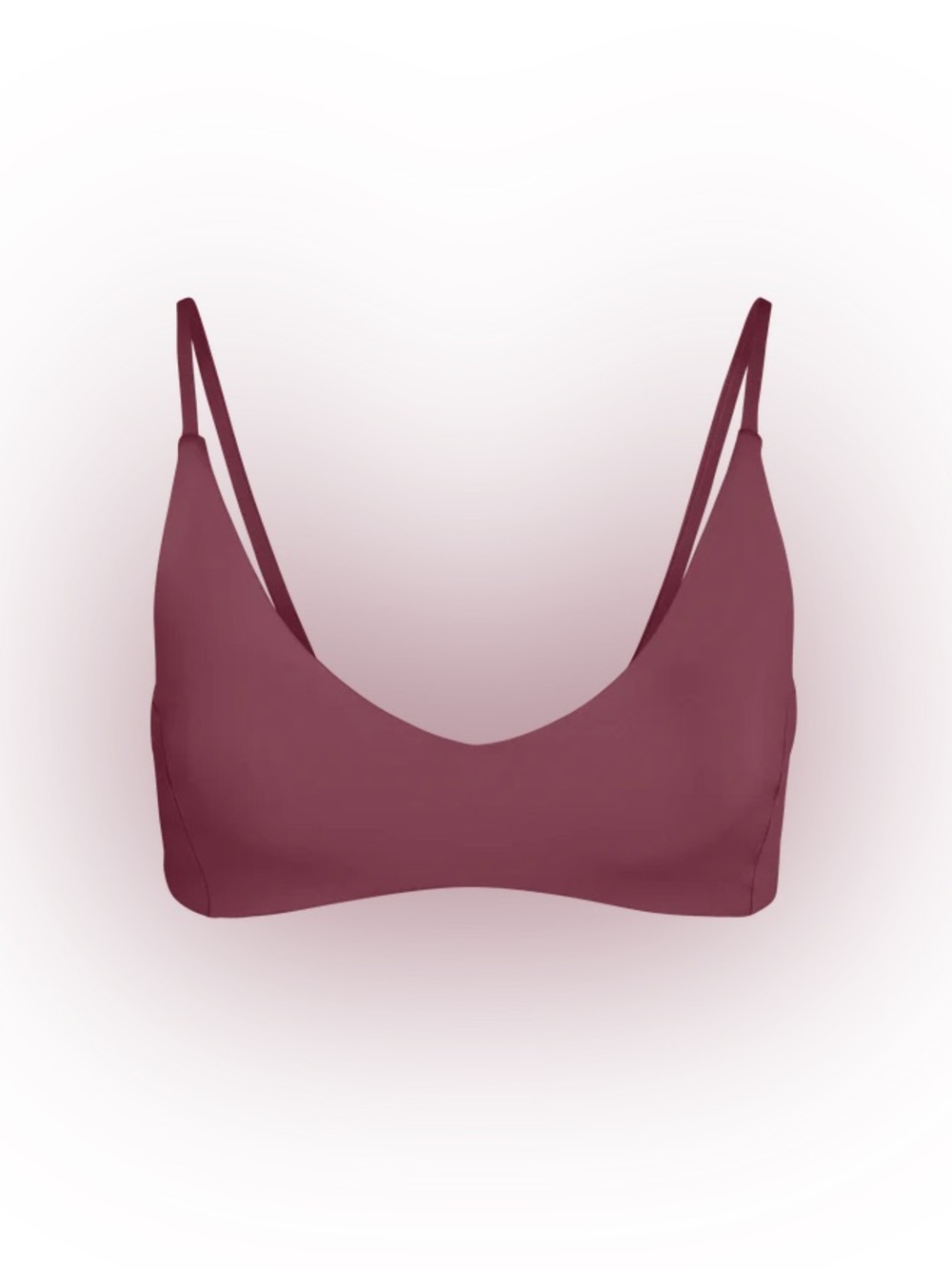 Left on Friday Women’s Sunday Bikini Top Medium Desert Plum—used - Picture 3 of 7